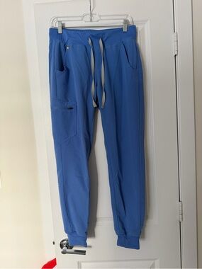 Figs Ceil Blue Zamora - Jogger Scrub Pants - Small Women’s